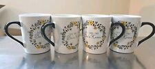 Royal Norfolk Spring Bee Ceramic Coffee Mugs Set Of 4 NEW For 2024 picture