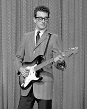 Famous Singer BUDDY HOLLY Glossy 8x10 Photo Rock and Roll Print Guitarist Poster picture