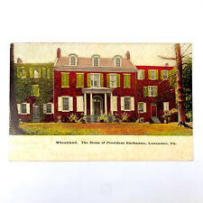 Postcard Pennsylvania Lancaster PA James Buchanan Wheatland Mansion Pre-1907 picture