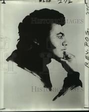 1976 Press Photo Johnny Mathis, drawing - nop18650 picture