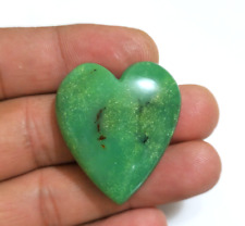 Natural Chrysoprase Heart Cabochon 87.30 Crt Loose Gemstone For Jewelry picture