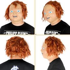 Chucky Mask Creepy Chucky Full Head Latex Mask with Hair Realistic Cosplay Mask picture