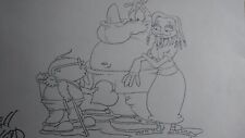 ONE CRAZY SUMMER - RHINO IN LOVE #58 - PRODUCTION DRAWING SIGNED BY BILL KOPP picture