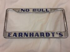 Earnhardt's No Bull, Arizona, Car Dealership Metal License Plate Frame, Rare picture