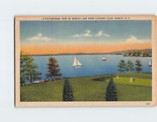 Postcard Picturesque View of Seneca Lake from Country Club Geneva New York USA picture
