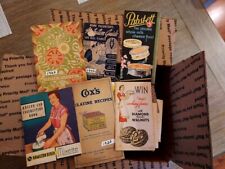 57 Vintage Recipe Booklets/Pamphlets/Instruction Manuals/Cookbooks 1920s-1990s picture