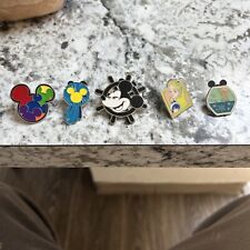 Disney Assortment Of Pins. Mickey Mouse Alice Elsa 5 In Total picture