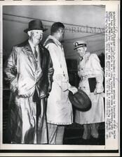 1958 Press Photo President Eisenhower arrives in Quantico VA - nef01041 picture