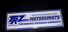 TRZ MOTORSPORTS Sticker Decal Original Old stock picture