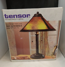 Vtg NIB Arts And Crafts Mica Series Tensor Bronze Tone Double Socket Table Lamp picture