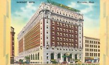 Vintage Postcard Bancroft Hotel Building Worcester Massachusetts MA Structure picture
