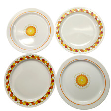 Vintage George Briard Set of 4 Florette and Carousel China Dinner Plates picture