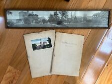 Antique Panoramic Photograph Miss Mason's School Tarrytown NY 1920 + 2 Brochures picture