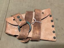 ORIGINAL WWI US ARMY M1910 AXE HATCHET LEATHER CARRIER COVER picture