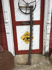 VINTAGE TWO MAN CROSSCUT LOGGING SAW  60 in Hunting Cabin Decor picture