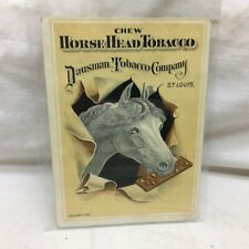 Vintage Trade Card Horse Head Tobacco Dausman Tobacco Company St. Louis picture