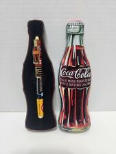Vintage 1996 Coca Cola Collectible Ball Point Pen In Tin Bottle Case picture