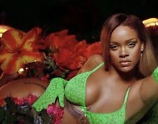 RIHANNA - LYING ON HER SIDE  - SEXY POSE  picture