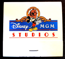 RARE 1989 DISNEY WDW DISNEY MGM STUDIOS OPENING YEAR UNUSED MATCH BOOK MINT picture