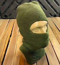 USGI Military Extended Cold Weather ECW Balaclava Hood OD GREEN Wool MINT picture