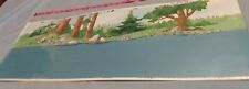 Vintage FAT ALBERT animation Cel background panoramic production art TV show picture