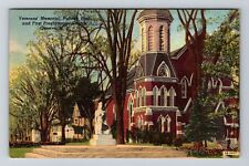 Geneva NY-New York, Veterans' Memorial, Pultney Park, Antique Vintage Postcard picture
