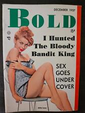 Bold magazine December 1957 pocket-size pin up Abbe Lane Del Kirby  VG picture