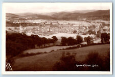 Bala Gwynedd Wales Postcard General View c1920's Antique Unposted RPPC Photo picture