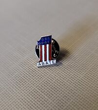Abate American Flag 1 Pin Hat Vest Jacket Collectable Safety  picture