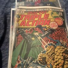 Marvel Triple Action # 2 VG Comic Book Fantastic Four Thing Dr. Doom 14 J224 picture