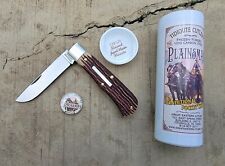  Great Eastern Cutlery 72 GEC 725124 Plainsman Stained Jigged Muslin Micarta  picture
