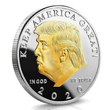2020 DONALD TRUMP SILVER/GOLD Plated - KEEP AMERICA GREAT rare picture