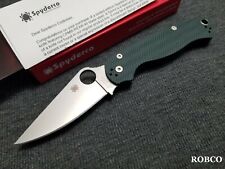 Spyderco ParaMilitary 2 S45VN Forest Green G-10 Handles Sprint Run C81GPFGR2 picture