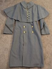 Vintage West Point US Army Cadet Long Overcoat Cape Trench Coat Wool Uniform picture
