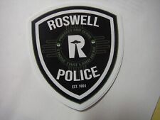 Roswell New Mexico Police patch DECAL-new design picture