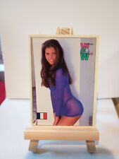  WOMEN OF THE WORLD SEXY & NAUGHTY TRADING CARD CHARISMA CARPENTER FRANCE # 43 picture