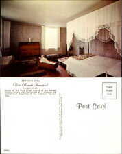 Oliver Ellsworth Chief Justice home bedroom Windsor CT unused old postcard picture