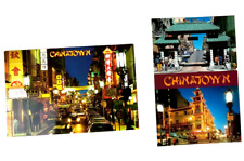 Lot of TWO Vintage 1988 Chinatown San Francisco, CA Postcards 4
