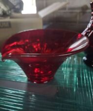 Vintage Red Glass Dish picture