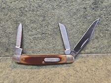 Schrade USA 108 OT Sawcut Delrin Handled 3 Blade Pocket Knife Old Timer Junior picture