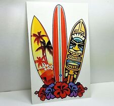 SURF BOARD Vinyl DECAL / STICKER, 6 Inches picture