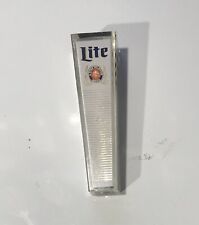 Vintage Miller Lite Four-Sided Acrylic Beer Tap Handle picture