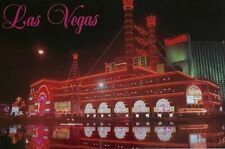 Vintage Harrahs Holiday Riverboat Casino Las Vegas Strip Nevada Postcard picture