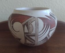 Beautiful Vintage Signed L. Navasie Hopi Polychrome Pottery  Native American picture