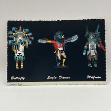 Kachina Dolls Made by Hopi Indians Vintage Postcard Chrome picture