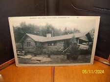 1940s MacBeth's Log Cabins Cook Forest Cooksburg PA Pennsylvania photo card picture