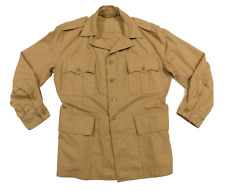 British Army Khaki Bush Jacket UK 6 CH 2716 Vintage Korean War Uniform '50 Tunic picture