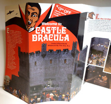 Castle Dracula Wildwood New Jersey Haunted House Flyer Dungeon Vampire Dark Ride picture