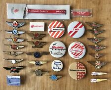 HUGE Lot Vintage Airlines Memorabilia ~ kiddie wings pins ~ Jets Airplanes picture