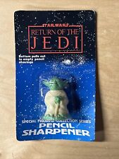 NIB SEALED Vintage Star Wars Yoda 1983 Pencil Sharpener UNPUNCHED Butterfly Orig picture